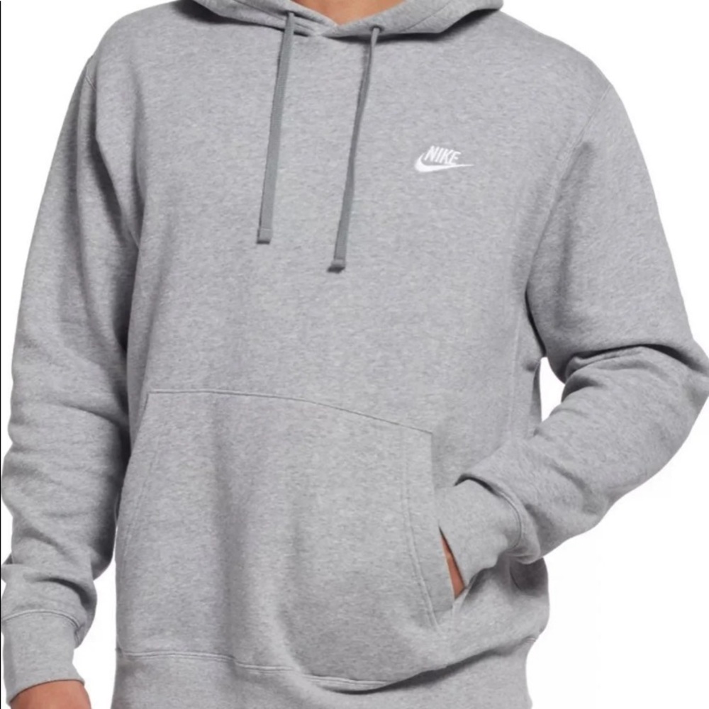 womens nike grey hoodie size small